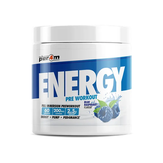 Per4m Energy Pre Workout 390g - Blue Raspberry